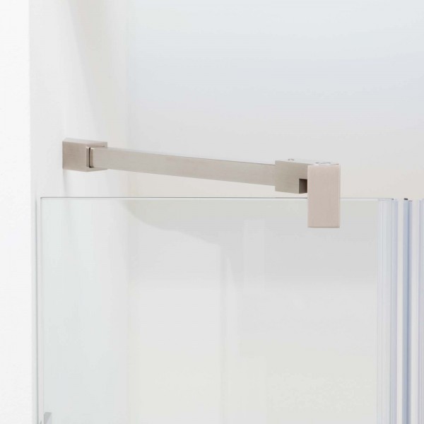 Fixum Stabilisationsstange Eckig, Glas-Wand, 45°